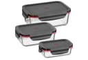 Vorratsdose Silit Storio rot schwarz transparent mit Aromadeckel Bild 3