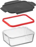 Vorratsdose Silit Storio rot schwarz transparent mit Aromadeckel Bild 4