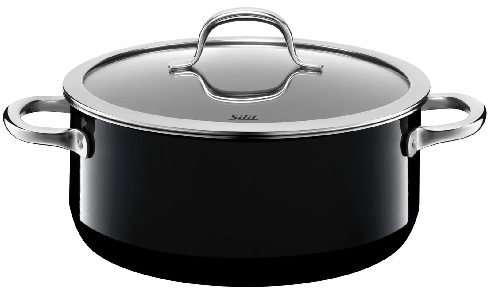 Bratentopf SILIT Passion Black Schwarz 24 cm