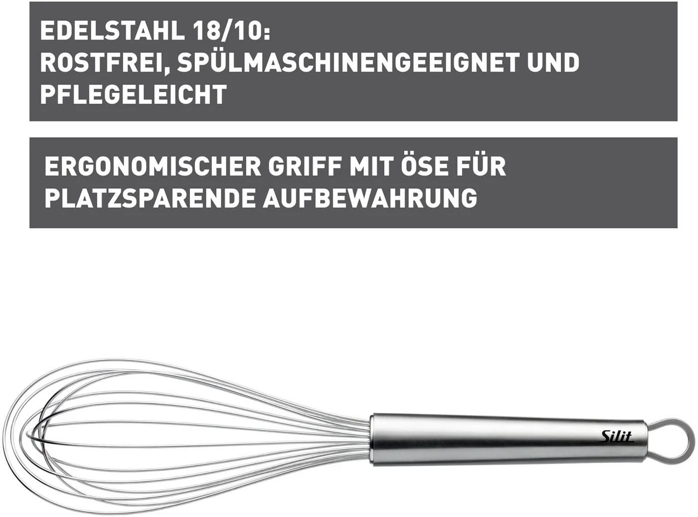 Silit Classic Line Schneebesen Edelstahl Ballonform Aufhängeöse - Bild 4