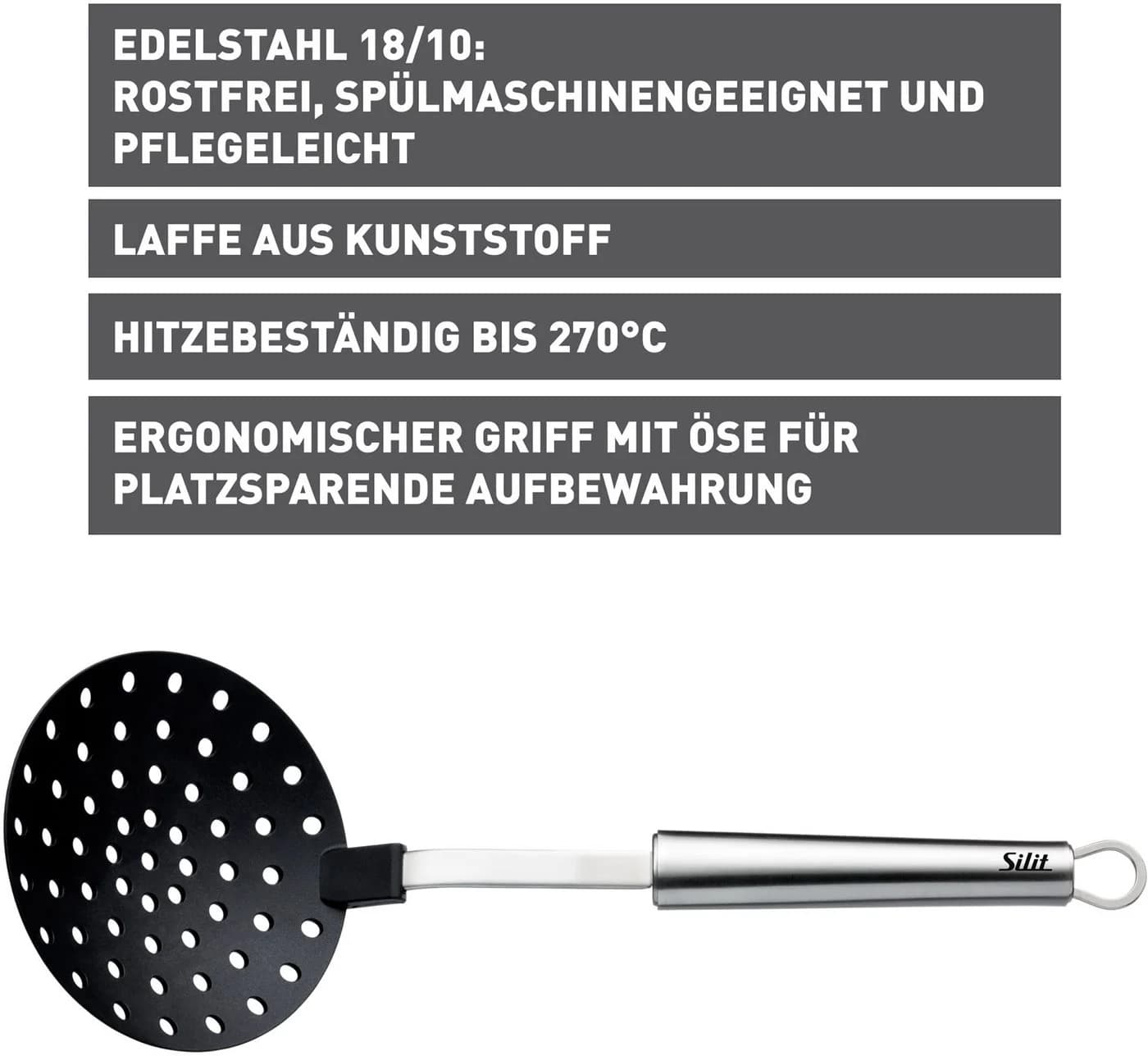 Silit Schaumlöffel Classic Line 33 cm Edelstahl - Bild 5