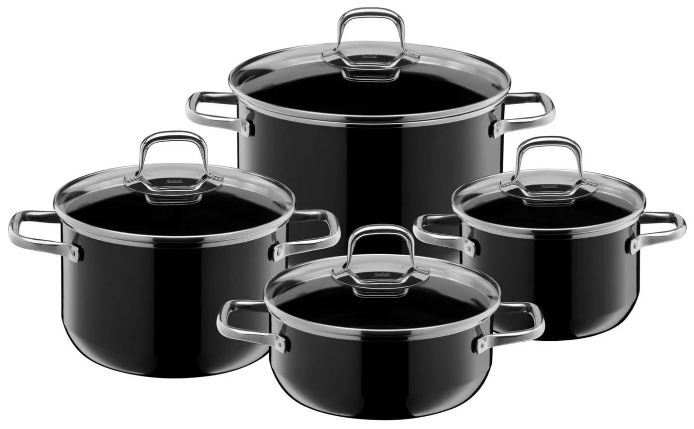 Silit Silargan® Elegance Topf-Set 4-teilig Schwarz - Bild 2