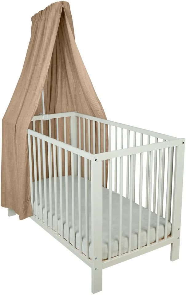 Sterntaler® Betthimmel Gaze Stoff Lichtbeige