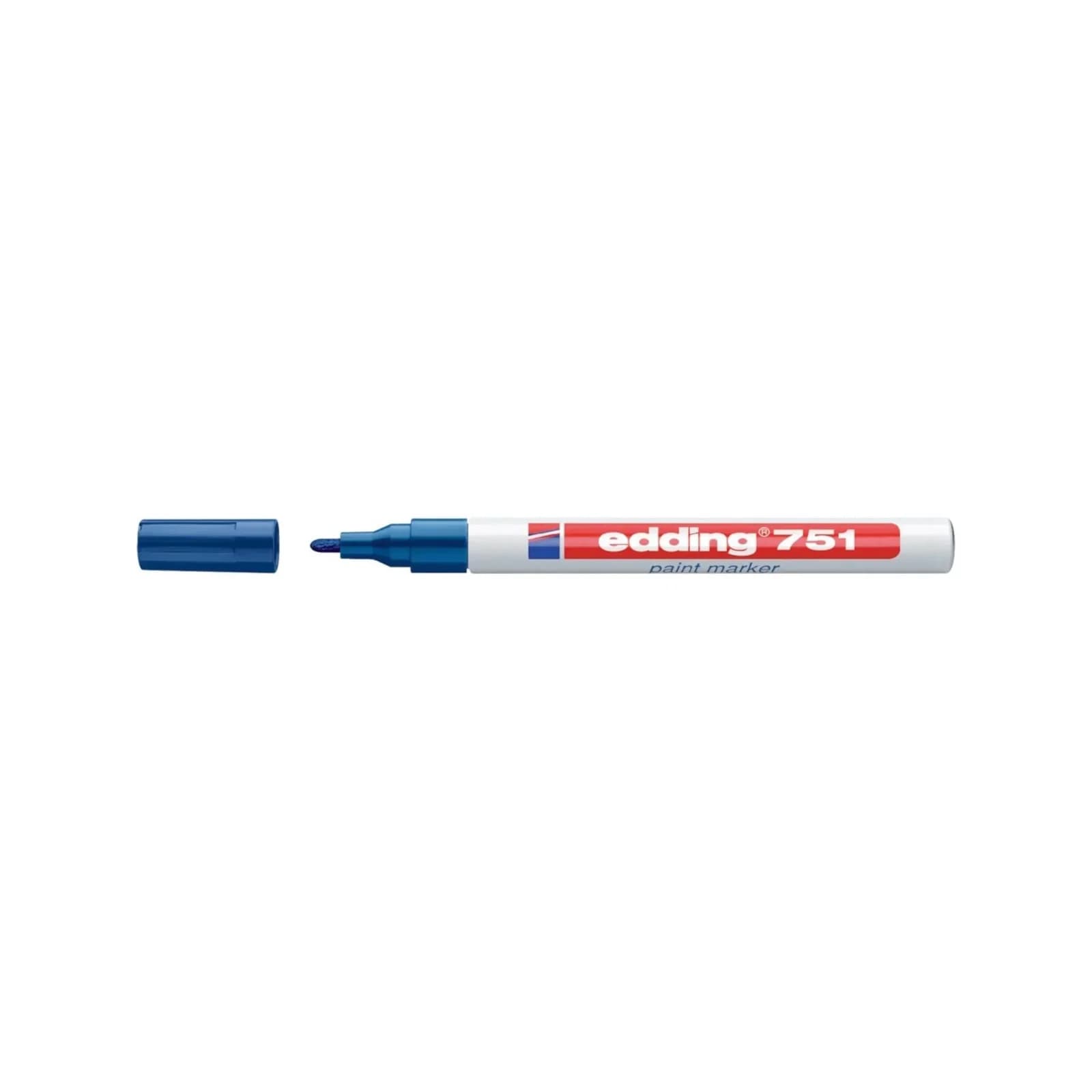 Edding Lackmarker Nr. 751 Blau Ventilgesteuert