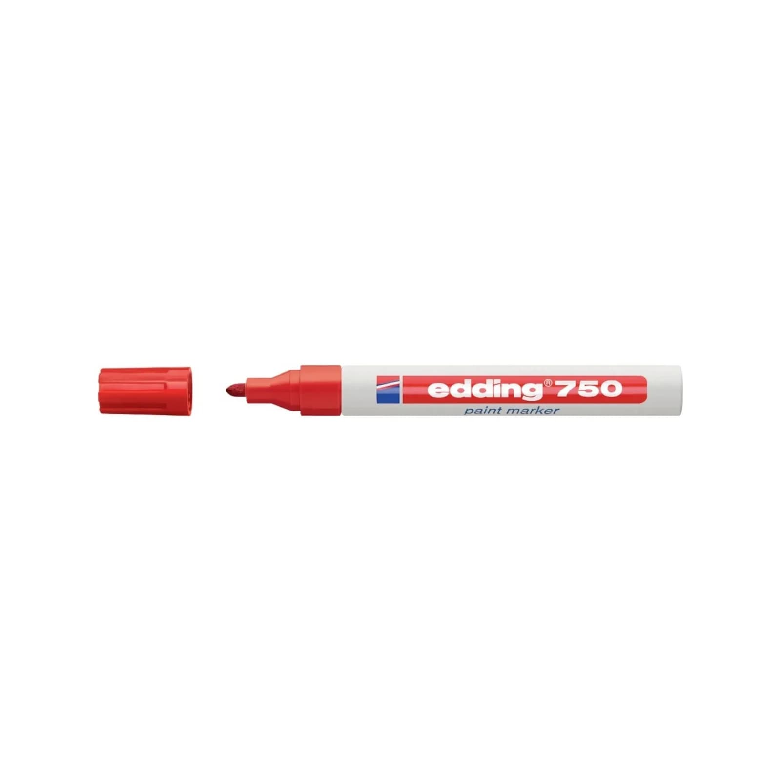 Edding Lackmarker 750 Rot Rundspitze Strichbreite ca. 2-4mm