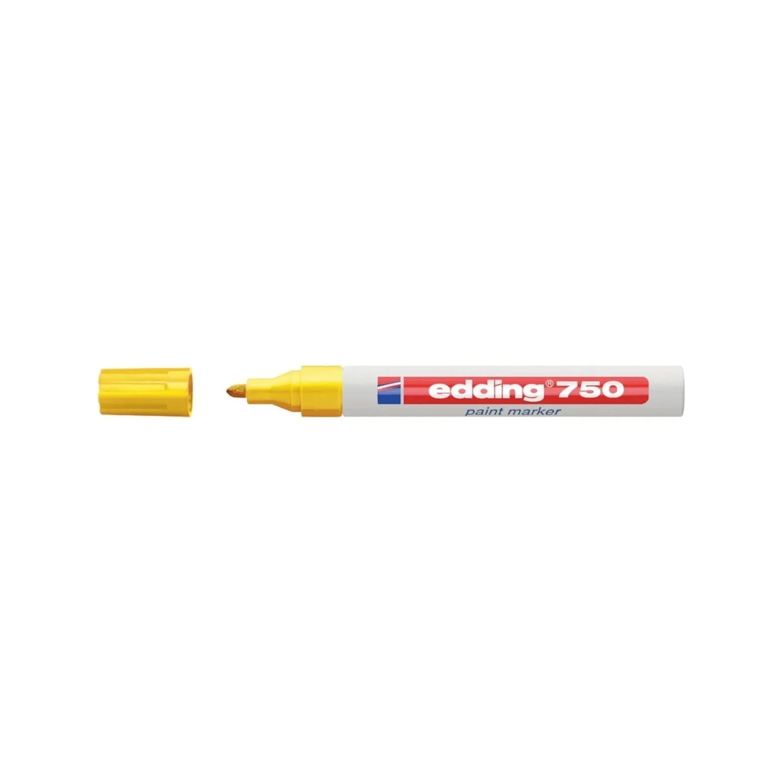 Edding Lackmarker 750 Gelb Rundspitze Strichbreite ca. 2-4 mm
