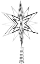 RIFFELMACHER & WEINBERGER Christbaumspitze Metall Stern 33cm Bild 2
