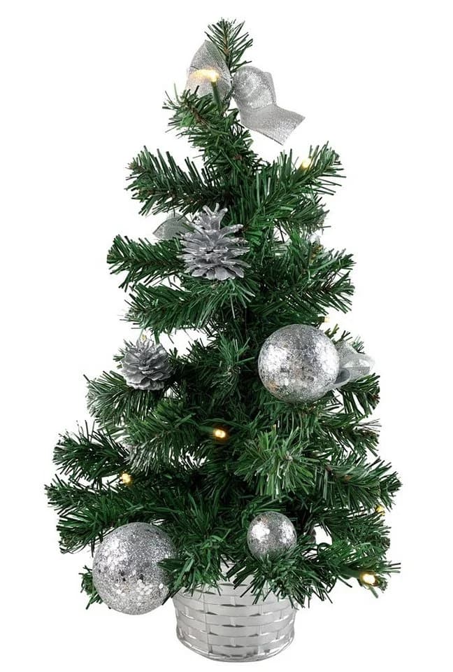 RIFFELMACHER & WEINBERGER Weihnachtsbaum 50 cm mit LED-Lichterkette - Bild 3
