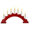 Weihnachtlicher Fensterleuchter aus Holz und Kunststoff Bild 2
