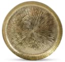 RIFFELMACHER & WEINBERGER Dekoteller Strahlendesign Silber/Gold Metallteller Bild 2