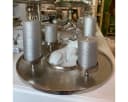 RIFFELMACHER Adventskranz Kranzschale Ø 41 cm Metall Silber Bild 4