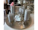 RIFFELMACHER Adventskranz Kranzschale Ø 41 cm Metall Silber Bild 5