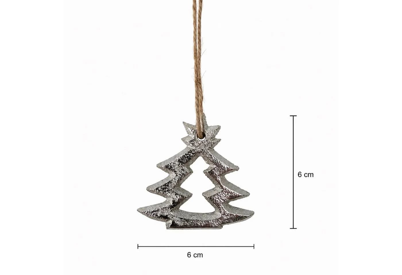 RIFFELMACHER & WEINBERGER Tannenbaum Anhänger Silber Aluminium