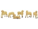 Krippen-Zubehör aus Polyresin, Creme, 4-6 cm Bild 2