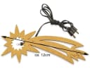 RIFFELMACHER & WEINBERGER LED Komet aus Holz 12cm Gold Weihnachtskrippe Bild 1