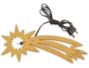 RIFFELMACHER & WEINBERGER LED Komet aus Holz 12cm Gold Weihnachtskrippe Bild 2