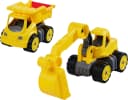 BIG Power-Worker Mini Set Kipper & Bagger Sandspielzeug Gelb Made in Germany Bild 2