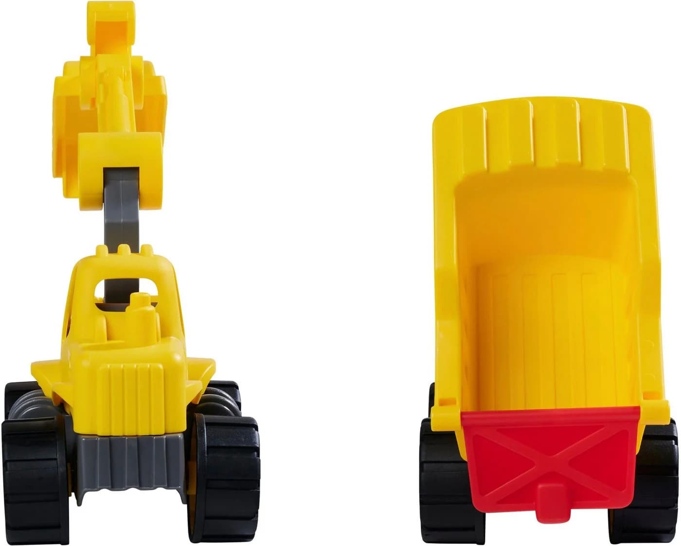 BIG Power-Worker Mini Set Kipper & Bagger Sandspielzeug Gelb Made in Germany - Bild 3