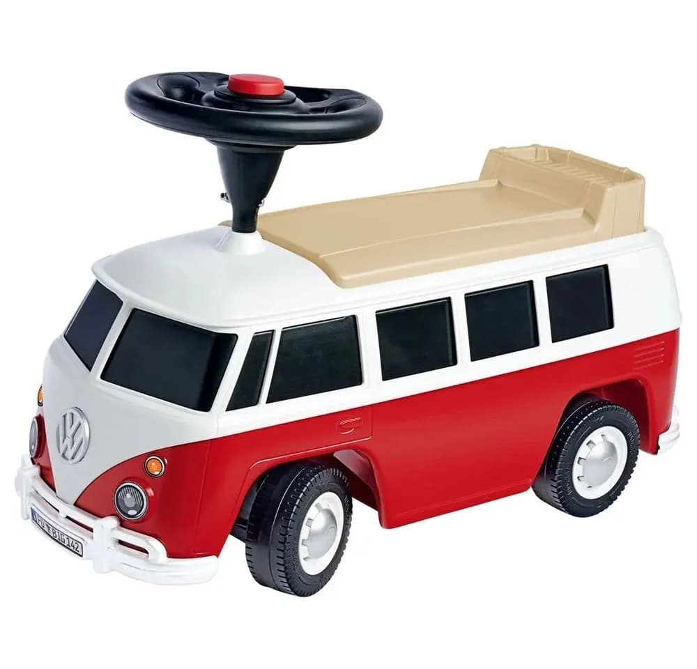 BIG Rutscherauto Baby VW T1 Rot Kinderfahrzeug Made in Germany - Bild 2