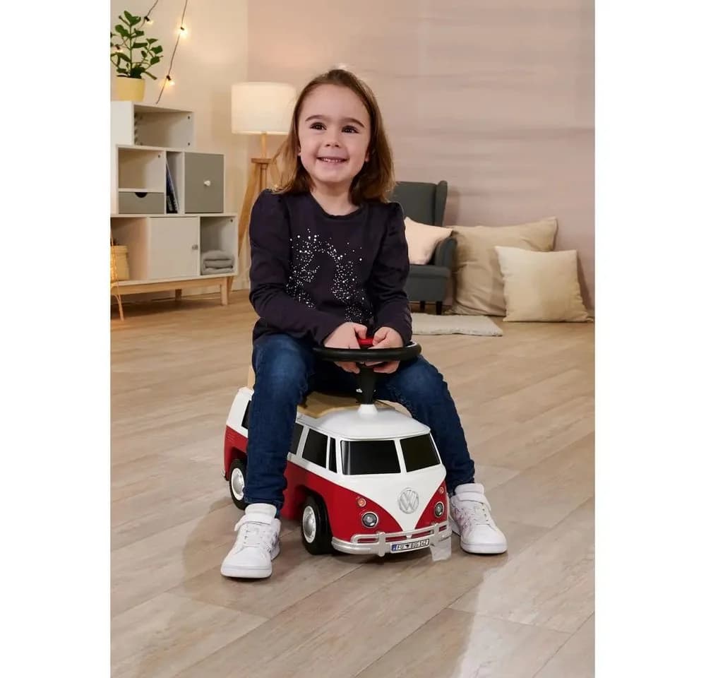 BIG Rutscherauto Baby VW T1 Rot Kinderfahrzeug Made in Germany - Bild 3
