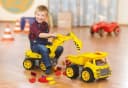 BIG Power Worker Maxi Truck Spielzeug Baumaschine Gelb Bild 5