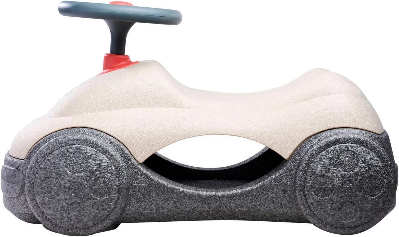 BIG Rutscherauto Heppy Car Kübelrutscher Grau