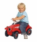 BIG Bobby Car Classic Set mit Flüsterrädern und Schuhschoner Rot Bild 2