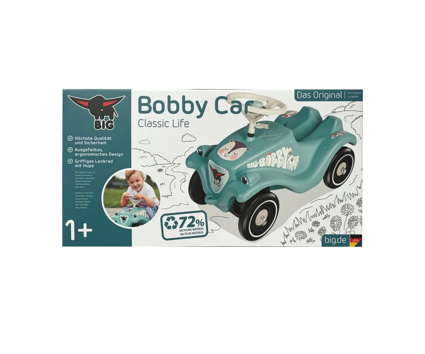 BIG Bobby Car Classic Life Rutscherauto Grün - Bild 5