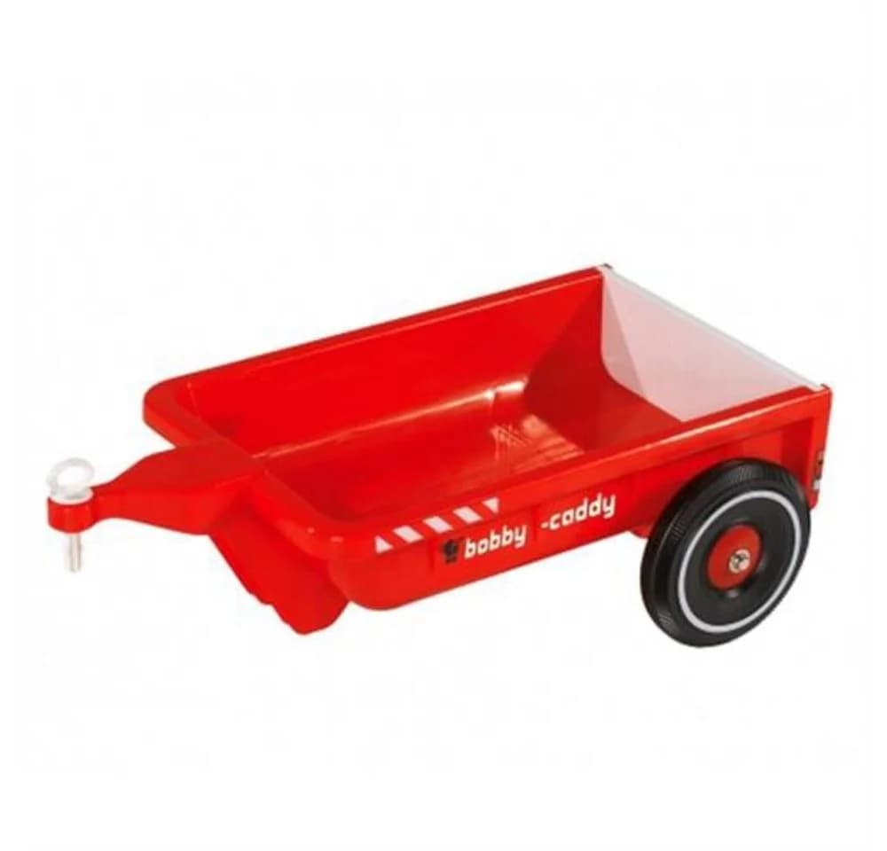 BIG Spielfahrzeug-Anhänger Bobby-Caddy Kinder Anhänger rot