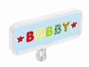 BIG Bobby-Car Nummernschild My-Own-Plate Weiß mit Sticker-Set Bild 1