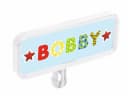 BIG Bobby-Car Nummernschild My-Own-Plate Weiß mit Sticker-Set Bild 3