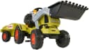 BIG Claas Celtis Loader Trettraktor mit Trailer Grün/Schwarz/Grau Bild 3