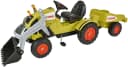 BIG Claas Celtis Loader Trettraktor mit Trailer Grün/Schwarz/Grau Bild 4