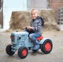 Trettraktor BIG Eicher Diesel ED 16 Blau/Rot Kinderfahrzeug Bild 1