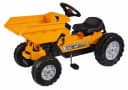 BIG Jim Dumper Trettraktor Gelb Schwarz mit Kippmulde Bild 2