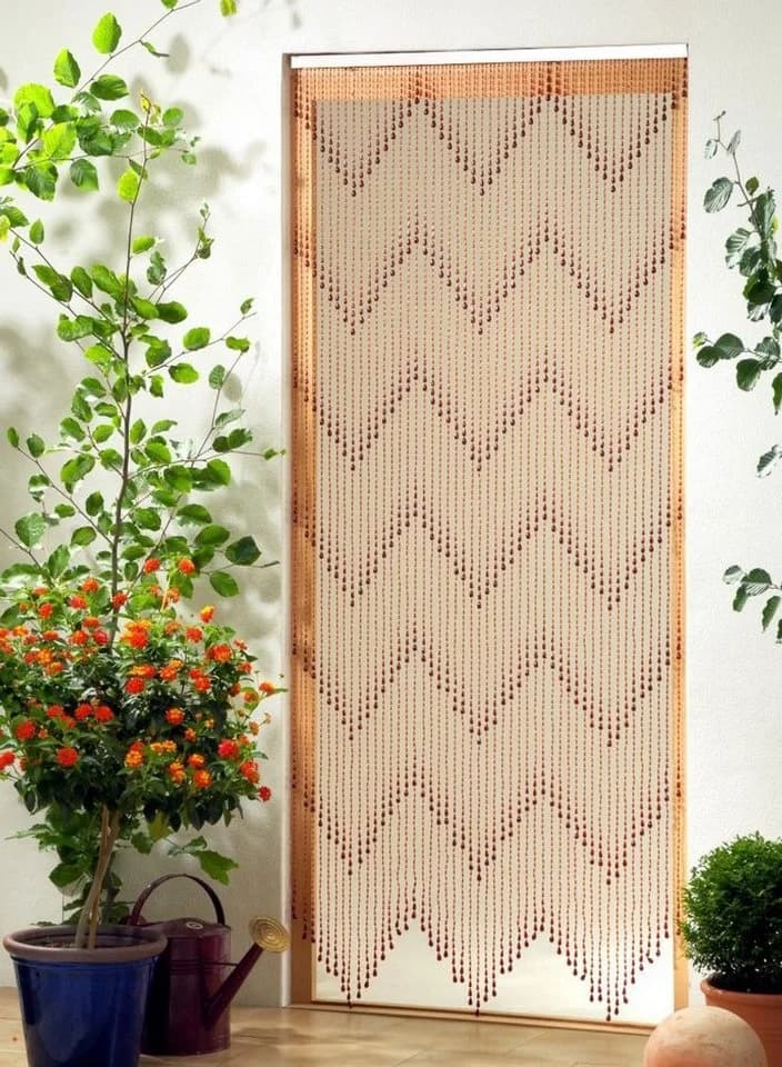 CONACORD Perlenvorhang Riviera Braun Beige Kunststoff - Bild 4