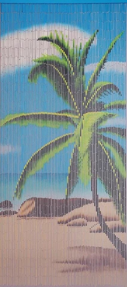 CONACORD Türvorhang Decona Paradise Bambus Bunt Handbemalt - Bild 2