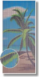 CONACORD Türvorhang Decona Paradise Bambus Bunt Handbemalt Bild 3