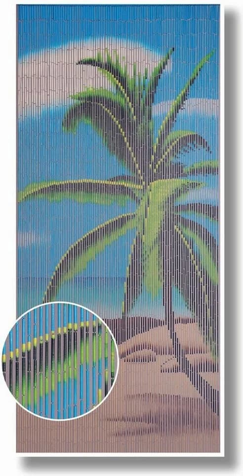 CONACORD Türvorhang Decona Paradise Bambus Bunt Handbemalt - Bild 3