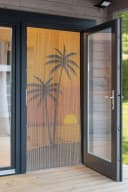 CONACORD Bambus Türvorhang Beach Strandmotiv Braun Bild 1