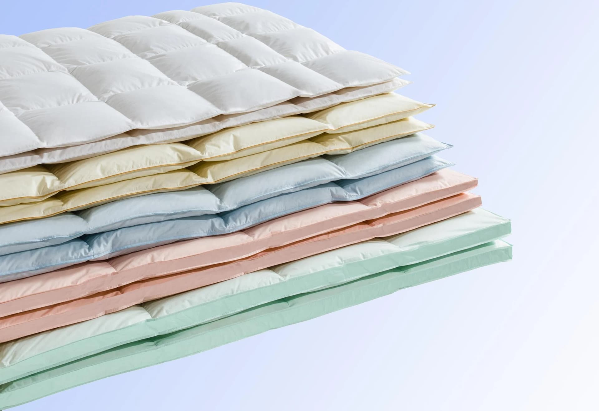 Häussling Daunenbettdecke Extrawarm Bunt 90% Daunen