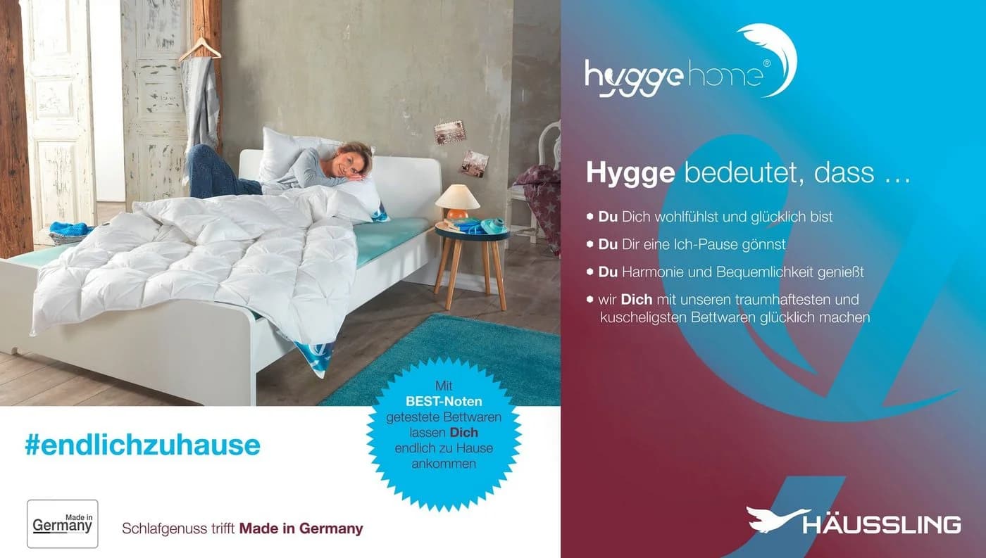 Haeussling Daunenbettdecke Hygge Home 100% Baumwolle - Bild 4