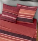 Dormisette Wendebettwäsche Biber Red Stripes 2-teilig Bild 3