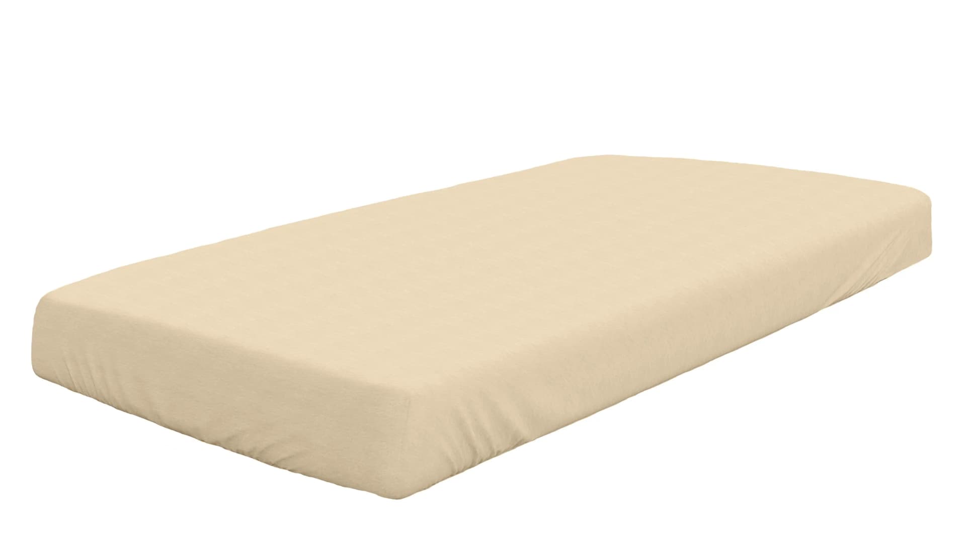 Dormisette Spannbetttuch Biber Ecru 100% Baumwolle