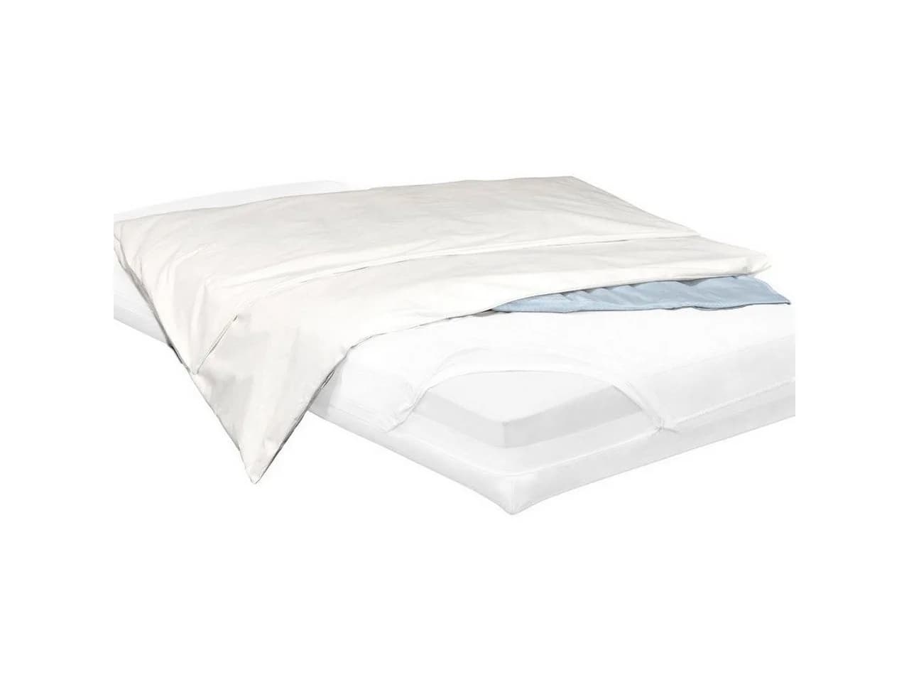 Softsan Encasing Protect Plus Milbenschutzbezug für Bettdecken Weiß Microfaser - Bild 2