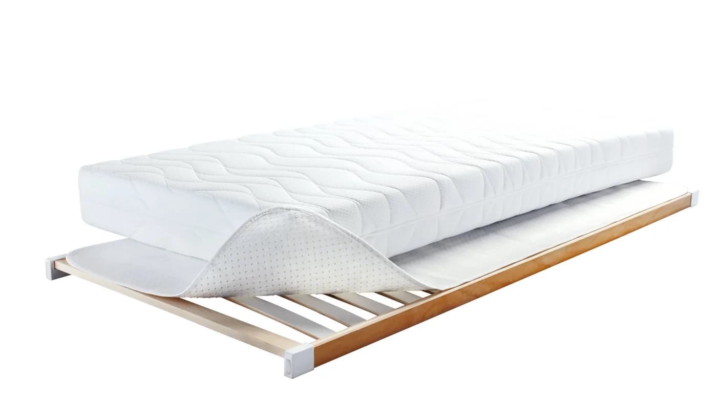 Dormisette Matratzenschoner mit Noppen Weiß Polyester-Nadelfilz - Bild 2