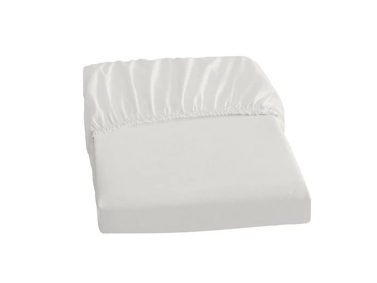 Dormisette Bio-Spannbettlaken Jersey Baumwolle Weiß - Bild 2