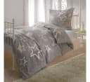 BETTWARENSHOP Bettwäsche Sterne taupe Biber 2-teilig Bild 2