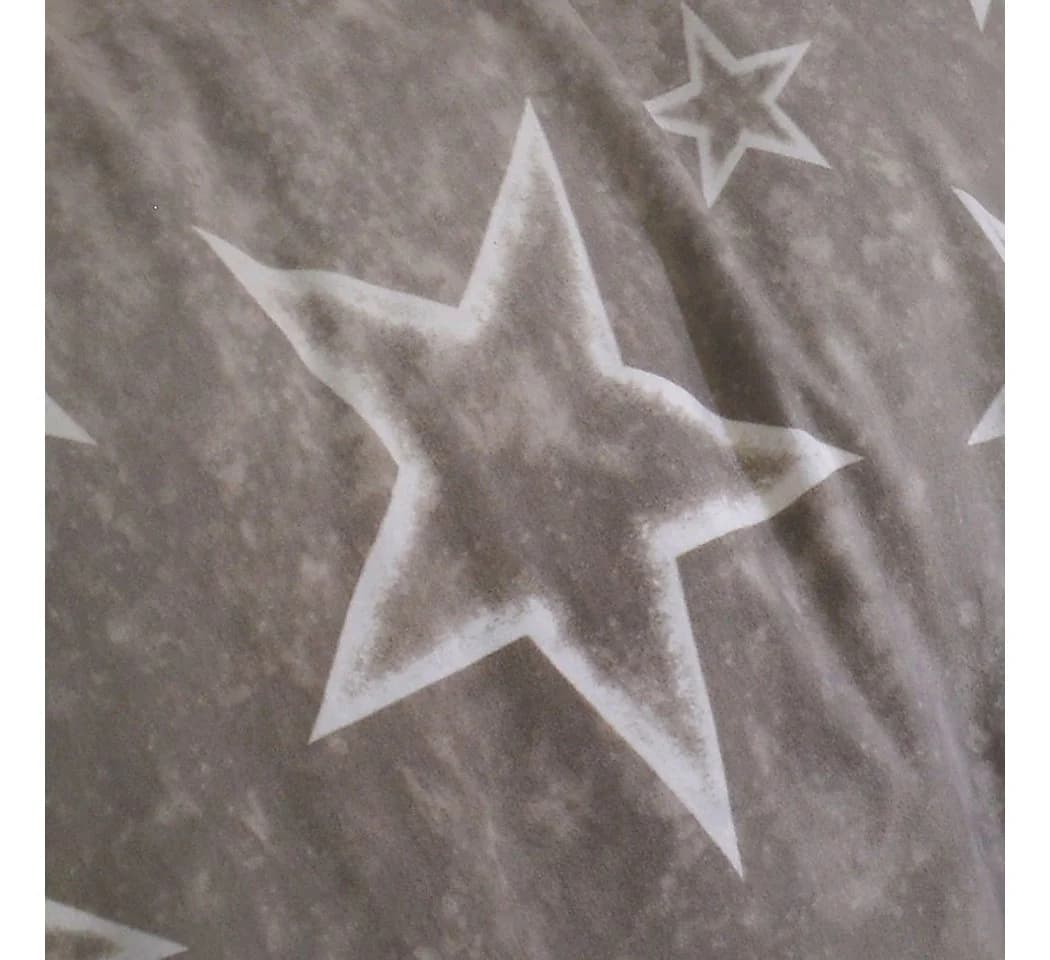 BETTWARENSHOP Bettwäsche Sterne taupe Biber 2-teilig - Bild 4