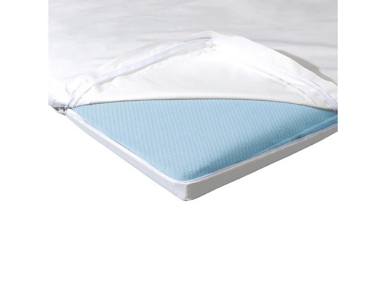 Softsan Encasing Protect Plus Milbenschutzbezug für Boxspring Topper Weiß - Bild 2